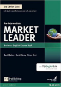 Market Leader 3rd Edition Extra Pre-Intermediate Coursebook and DVD-ROM Pack with MyEnglishLab купить