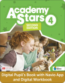 Academy Stars Second Edition 4 DIGITAL Pupil's Book and Digital Workbook with Navio App купить
