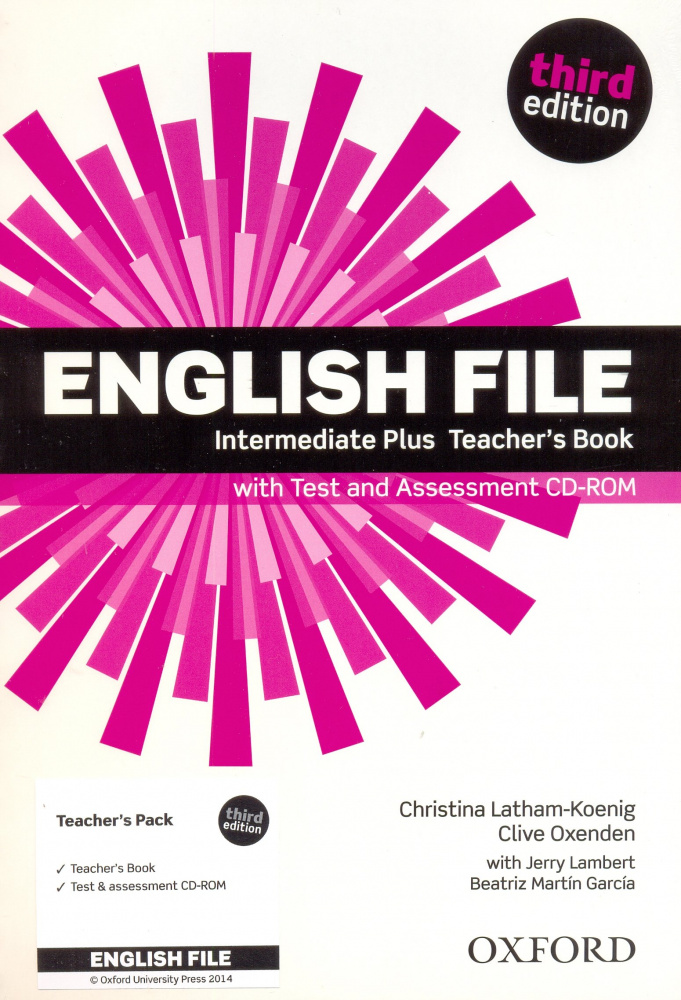 English File Third Edition Intermediate Plus Teacher's Book with Test and Assessment CD-ROM купить