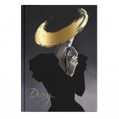 Ежедневник недатированный ЛЕДИ (А5, 80 листов, интегральный переплёт, вельвет, тиснение цветной фольгой) купить