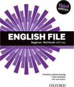 English File Third Edition Beginner Workbook with key купить