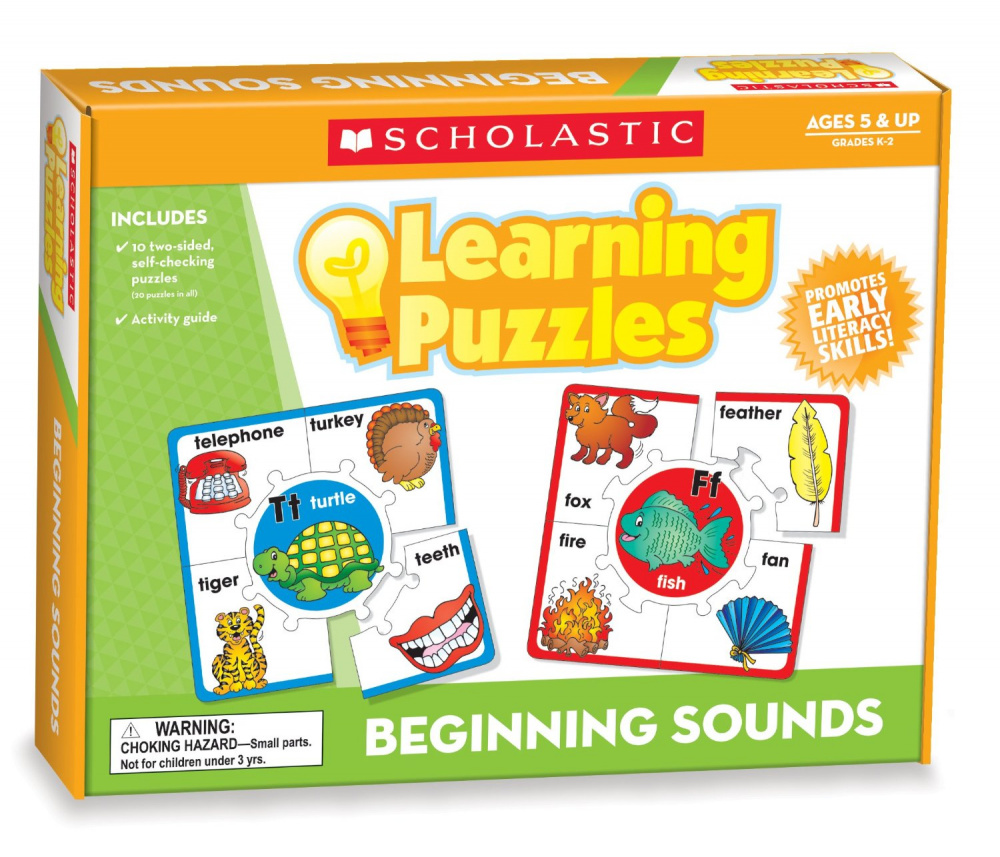 Learning Mats: Beginning Sounds Learning Puzzles купить