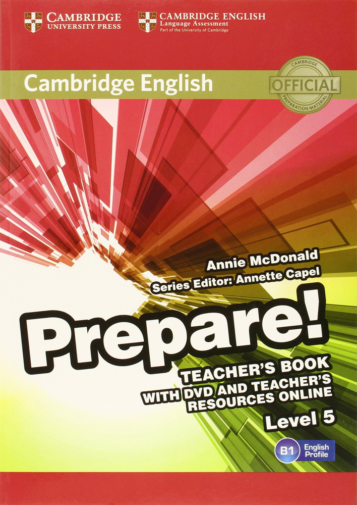 Cambridge English Prepare! Level 5 Teacher's Book with DVD and Teacher's Resources Online купить