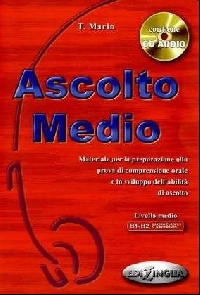Ascolto Medio - Libro dello studente + Tracce audio, QR code купить