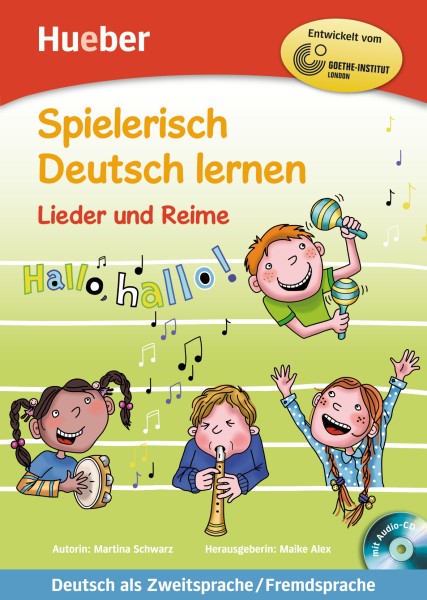 Spielerisch Deutsch lernen - Lieder und Reime - Buch mit eingelegter Audio-CD купить
