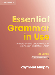 Essential Grammar in Use 3rd Edition  Book without answers купить