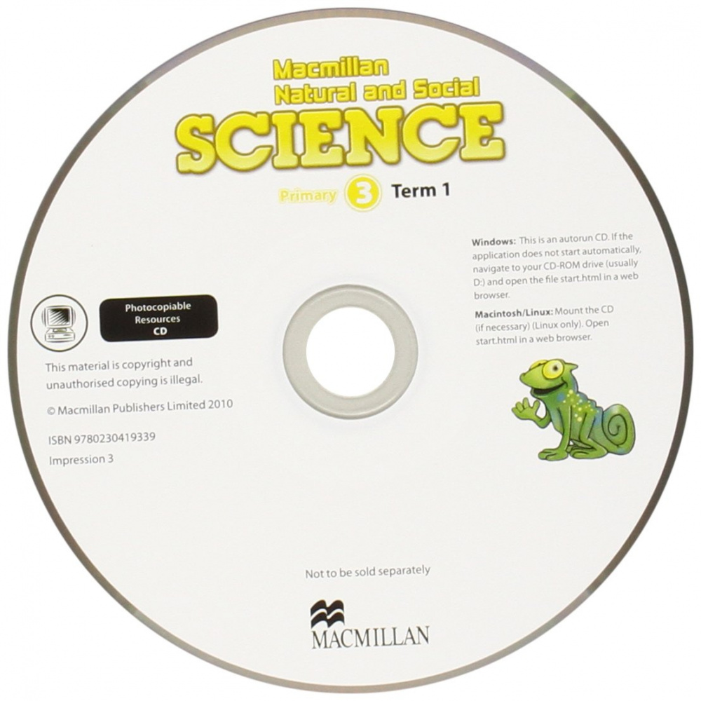 Macmillan Natural and Social Science 3 Teachers Photocopiable Resources CD купить