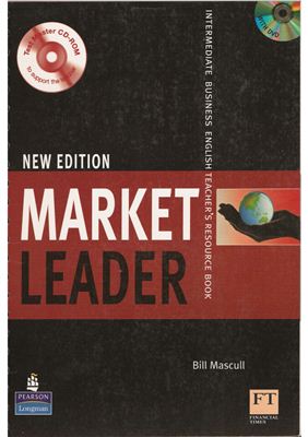 New Market Leader Intermediate Teacher's Resourse Book  with DVD and CD-ROM купить
