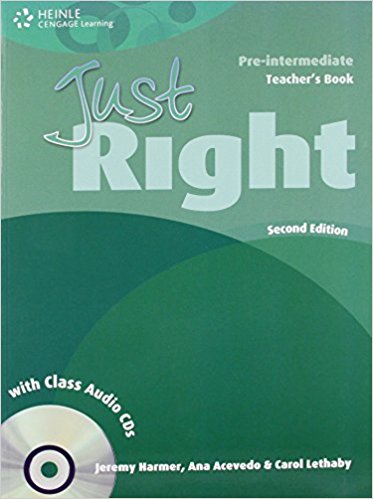 Just Right English Pre-Intermediate Teacher's Book with Class CD купить