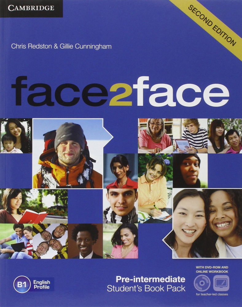 face2face (Second Edition) Pre-intermediate Student's Book with DVD-ROM and Online Workbook Pack купить