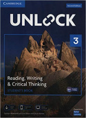 Unlock 2nd edition 3 Reading, Writing, & Critical Thinking Student's Book, Mob App and Online Workbook купить