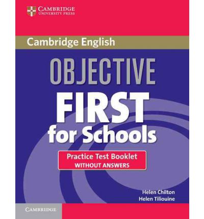 Objective First For Schools 3rd Edition Practice Test Booklet without answers and Audio CD купить