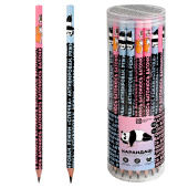 Набор карандашей чернографитных ГЕРОИ С ХАРАКТЕРОМ (ПЭТ-тубус, 36 шт., ассорти, твердость грифеля: HB, форма корпуса - круглая) купить