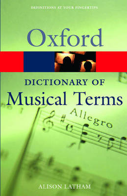 The Oxford Dictionary of Musical Terms (Oxford Paperback Reference) купить