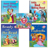 Читаем вместе.Сборник сказок Уровень 3.CD+4 книги (Золушка, Красная шапочка, Белоснежка, Красавица) купить