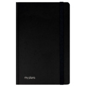 Ежедневник недатированный ПЛАНЕР ЧЁРНЫЙ (А5, 96 листов, твёрдый переплёт) купить