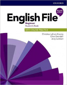 English File Fourth Edition Beginner Student's Book with Online Practice купить