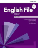 English File Fourth Edition Beginner Workbook with Key купить