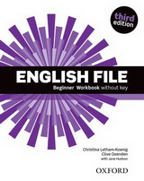 English File Third Edition Beginner Workbook without key купить