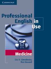 Professional English in Use Medicine Book with answers купить
