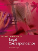 Oxford Handbook of Legal Correspondence купить