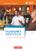Pluspunkt Deutsch - Leben in Deutschland A2.1 Arbeitsbuch mit Lösungsbeileger und Audio-CD купить