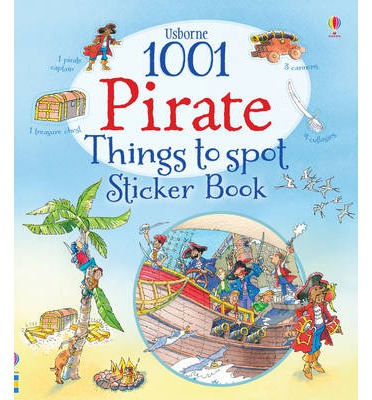 1001 Pirate Things to Spot Sticker Book купить