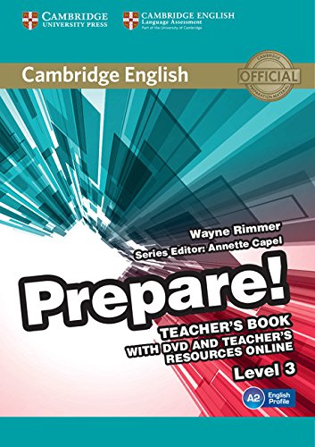 Cambridge English Prepare! Level 3 Teacher's Book with DVD and Teacher's Resources Online купить