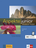 Aspekte junior B2 Kursbuch mit Audios und Videos zum Download купить