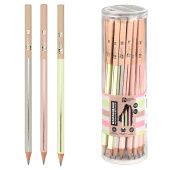 Набор карандашей чернографитных МИНИМАЛИЗМ (ПЭТ-тубус, 36 шт., ассорти, твердость грифеля: HB, форма корпуса - трёхгранная) купить