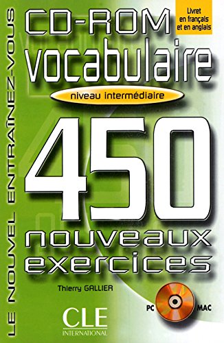 Vocobulaire 450 Nouveaux Exercices intermediaire CD-ROM купить