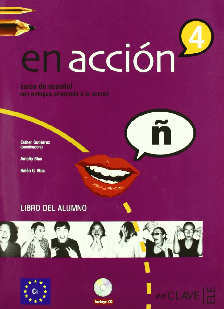 En accion 4 Libro del alumno + audio купить