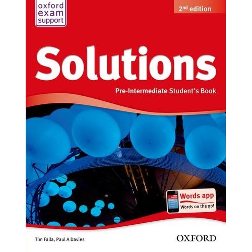 Solutions Second Edition Pre-Intermediate Student Book купить