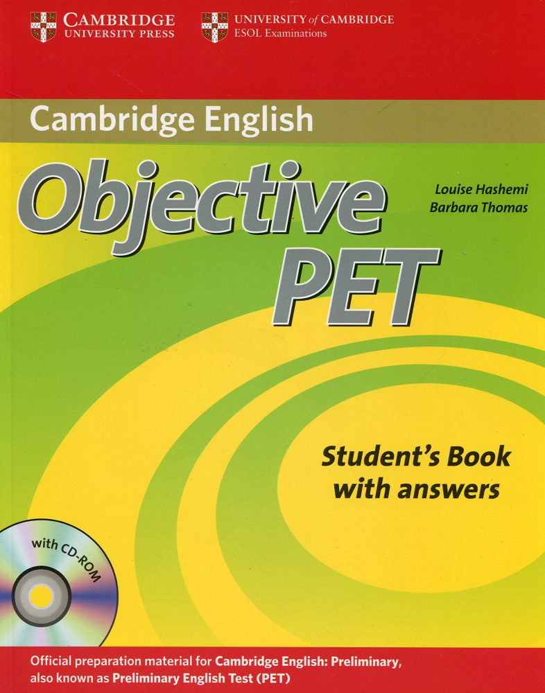 Objective PET 2nd Edition Student's Book with answers with CD-ROM купить