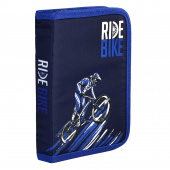 Пенал школьный РАЙД БАЙК (без наполнения, 13.3x20x3.5 см, полиэстер, молния) купить