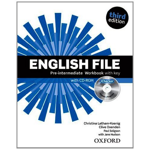 English File Third Edition Pre-Intermediate Workbook with key and iChecker купить