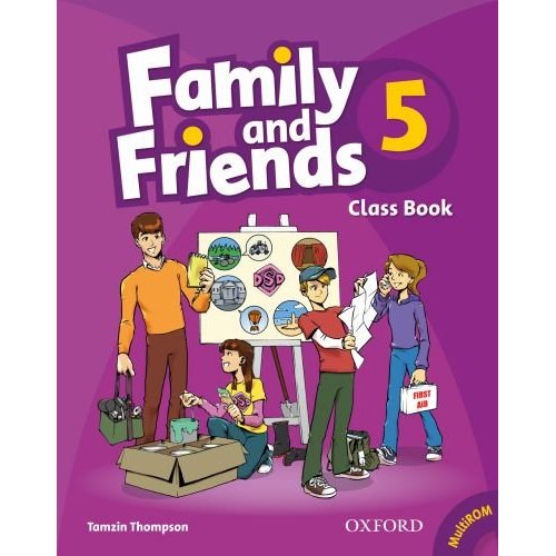 Family and Friends 5 Class Book and MultiROM Pack купить