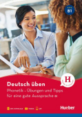 Deutsch üben. Phonetik B1 Buch mit Audios online und App mit Videos купить