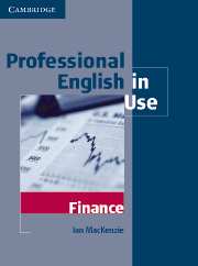 Professional English in Use Finance Book with answers купить
