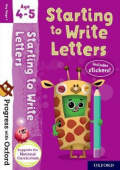 Progress with Oxford: Starting to Write Letters Age 4-5 купить