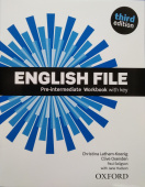 English File Third Edition Pre-Intermediate Workbook with key and Student's Site купить