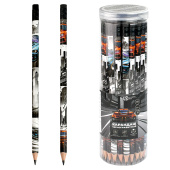 Набор карандашей чернографитных ГОНКИ (ПЭТ-тубус, 36 шт., ассорти, твердость грифеля: HB, форма корпуса - трёхгранная) купить