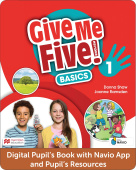 Give Me Five! 1 Basics DIGITAL Pupil's Book with Navio App and Pupil's Resources купить