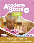 Academy Stars Second Edition Starter DIGITAL Pupil's Book and Digital Alphabet Book with Navio App купить