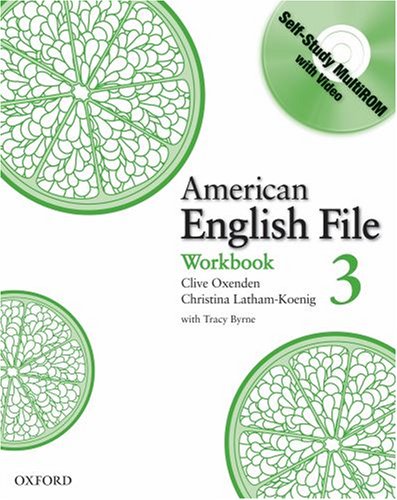American English File 3 Workbook with MultiROM купить