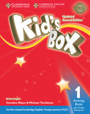 Kid's Box UPDATED Second Edition 1 Activity Book with Online Resources купить