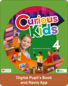 Curious Kids 4 DIGITAL Pupil's Book and Navio App купить
