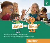 Jana und Dino 2 Medienpaket (2 Audio-CDs und 1 DVD zum Kursbuch) купить