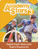 Academy Stars 3 DIGITAL Pupil’s Book and Digital Workbook with Pupil’s Practice Kit купить