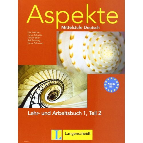 Aspekte 1 (B1+) Lehr- und Arbeitsbuch Teil 2 mit Audio-CD купить